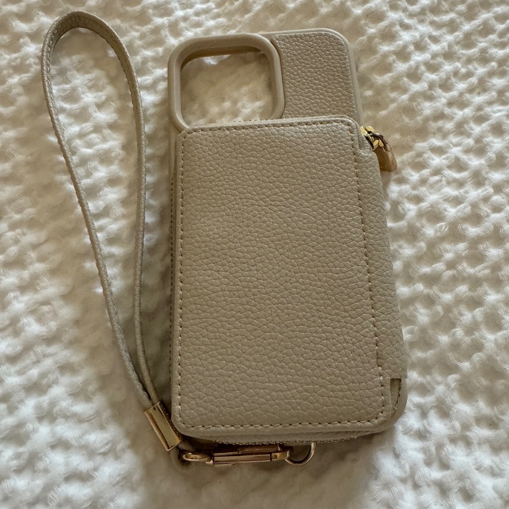 ZVE iPhone 14 Pro Max case wristlet with wallet and MagSafe compatible